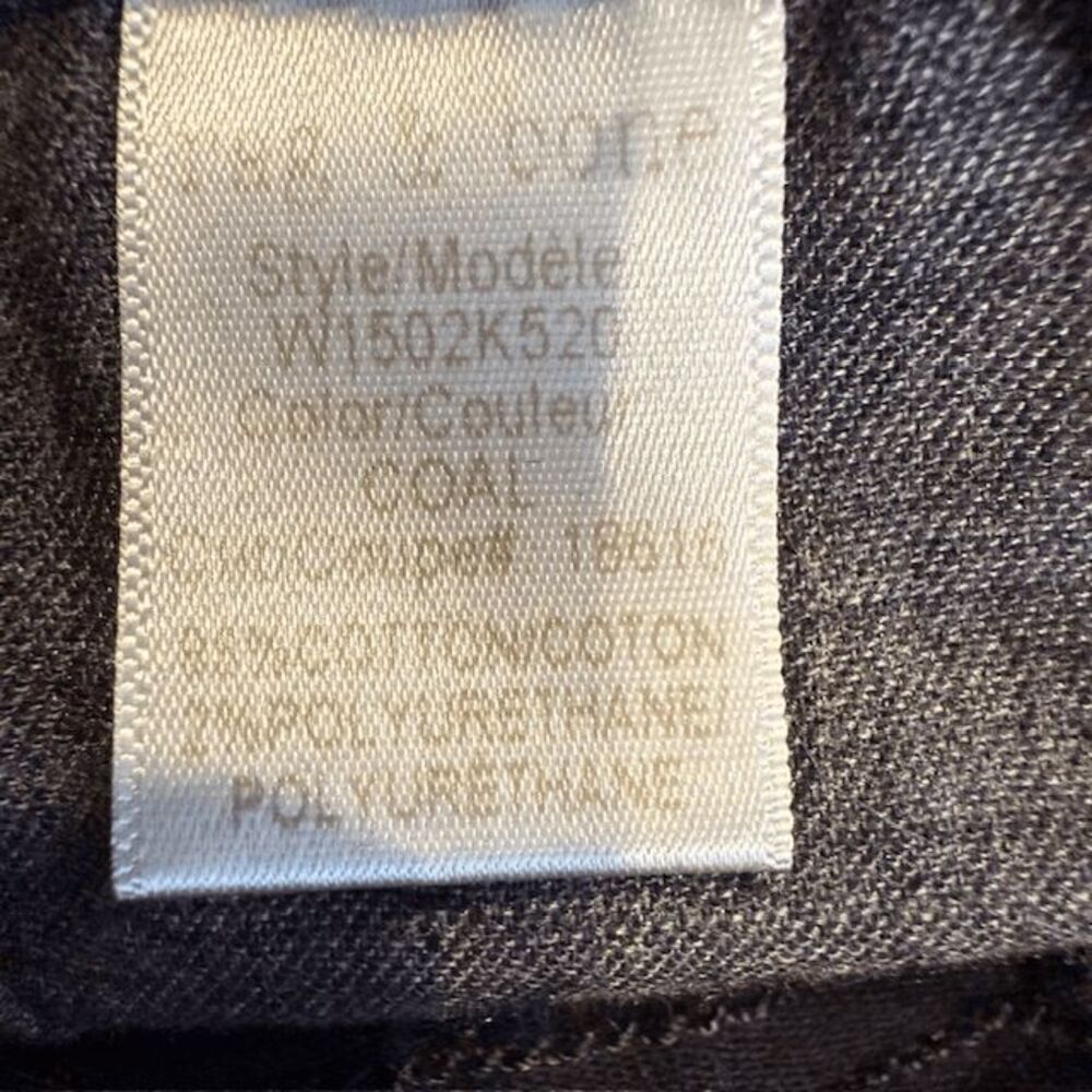 Rag & Bone Skinny Jeans in Coal Black Wash Stretch Size 24 - Picture 7 of 12